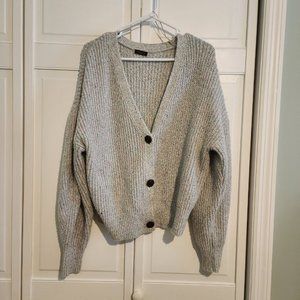 Ann Taylor Factory Gray/Multi Cardigan